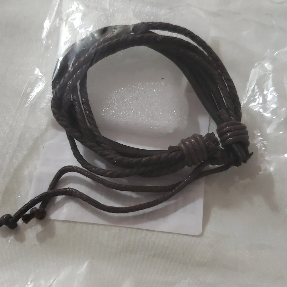 Brown Braided Bracelet